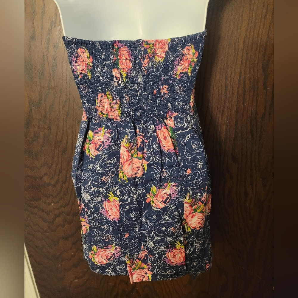 FOREVER 21 STRAPLESS FLORAL DRESS - Picture 5 of 6